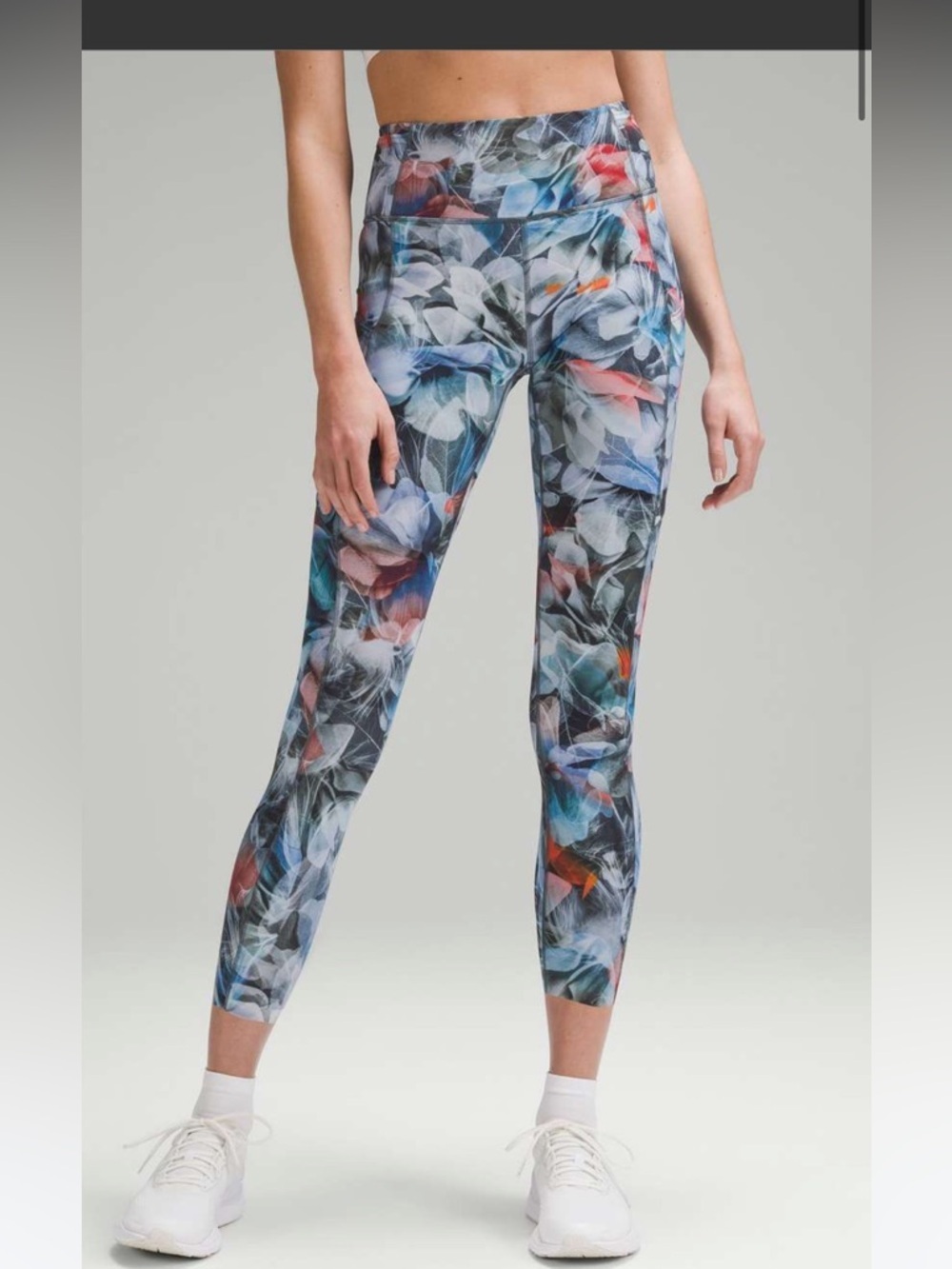 Lululemon Fast and Free High-Rise Tight 25" Luminescent Floral Multi Size 0 NWOT
